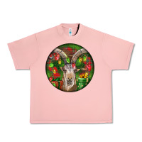 Salmon Spanish Goat Christmas Ornament Urban Heavy Tee - LillyAllenDesigns