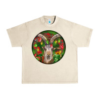 Sandshell Spanish Goat Christmas Ornament Urban Heavy Tee - LillyAllenDesigns