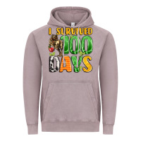 Vintage Zinc dinosaur 100day celebration Vintage Hoodie - LillyAllenDesigns