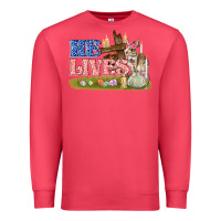 Cardinal he lives easter Premium Sweatshirt - FaDigitalArtStudio