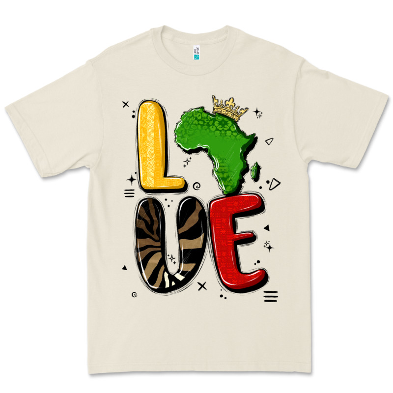 Africa Love Premium Tee by MaliasSmallBusiness | Teevron