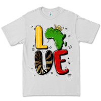 Dove Grey africa love Premium Tee - MaliasSmallBusiness