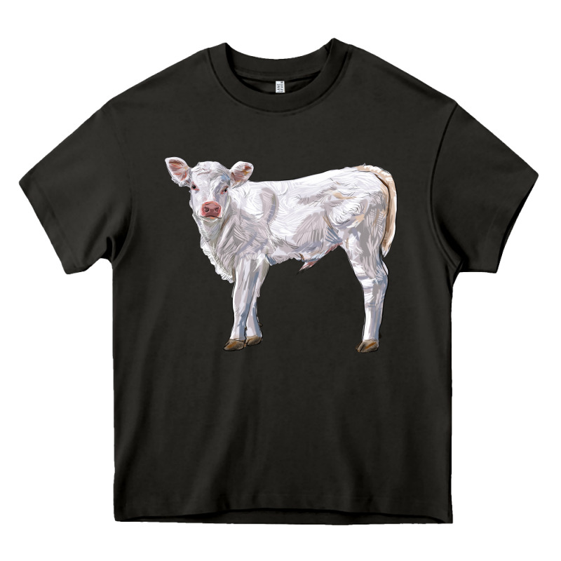 Charolais Calf Heavy Core Tee by LillyAllenDesigns | Teevron
