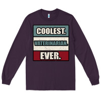 Plum coolest veterinarian ever Long Sleeve Tee - Bettercallsaul