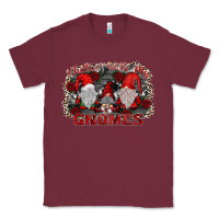 Burgundy chillin with my gnomies Classic Tee - SublimationCraftShop