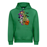 Emerald halloween cows Urban Hoodie - LillyAllenDesigns