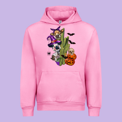 Halloween Cows Urban Hoodie Designed By Lillyallendesigns