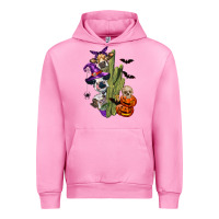 Fuchsia Pink halloween cows Urban Hoodie - LillyAllenDesigns