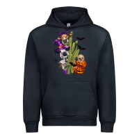 Navy halloween cows Urban Hoodie - LillyAllenDesigns