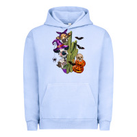 Pigment Grape Ice halloween cows Urban Hoodie - LillyAllenDesigns