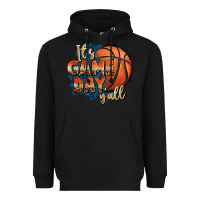 Black it's game day y'all basketball Heavyweight Hoodie - FaDigitalArtStudio