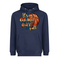 Navy it's game day y'all basketball Heavyweight Hoodie - FaDigitalArtStudio