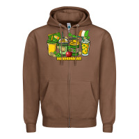 Chestnut St. Patrick's Day Teacher coffee cups Zipper Hoodie - HowdyJamesFarm