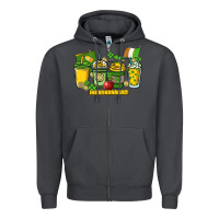 Smoke St. Patrick's Day Teacher coffee cups Zipper Hoodie - HowdyJamesFarm