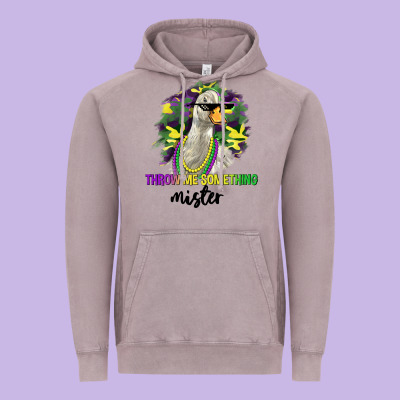 Throw Me Something Mister Vintage Hoodie Designed By Lillyallendesigns