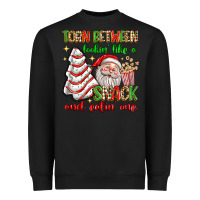 Black torn between lookin' like a snack and eatin' one Heavyweight Sweatshirt - texasbilliewilder