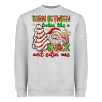 Heather Grey torn between lookin' like a snack and eatin' one Heavyweight Sweatshirt - texasbilliewilder