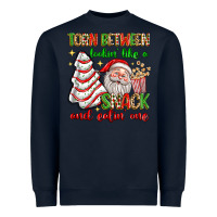Navy torn between lookin' like a snack and eatin' one Heavyweight Sweatshirt - texasbilliewilder