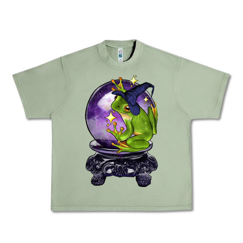 Halloween Frog With Crystal Ball Urban Heavy Tee by LillyAllenDesigns | Teevron