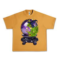 Peanut Butter Halloween Frog With Crystal Ball Urban Heavy Tee - LillyAllenDesigns