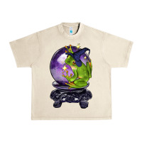 Sandshell Halloween Frog With Crystal Ball Urban Heavy Tee - LillyAllenDesigns