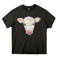 Charolais Calf Face Heavy Core Tee | Teevron