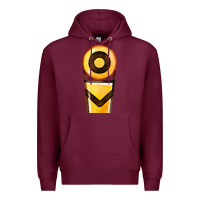 Burgundy marker chain fa element Premium Hoodie - FaDigitalArtStudio