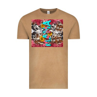 Vintage Camel mama cowhide  sunflowers Vintage Tee - LillyAllenDesigns