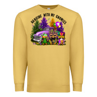 Antique Gold mardi gras hanging with my gnomies Premium Sweatshirt - FaDigitalArtStudio
