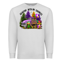 Dove Grey mardi gras hanging with my gnomies Premium Sweatshirt - FaDigitalArtStudio