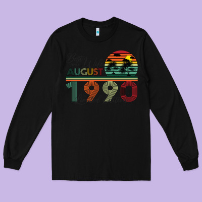Best Wife Since August 1990 Limited Edition Long Sleeve Tee Designed By Bettercallsaul