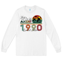 White Best Wife Since August 1990 Limited Edition Long Sleeve Tee - Bettercallsaul