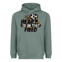 Sage my heart is on that field soccer Heavyweight Hoodie - FaDigitalArtStudio