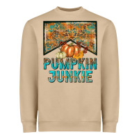 Pumpkin Junkie Heavyweight Sweatshirt | Teevron