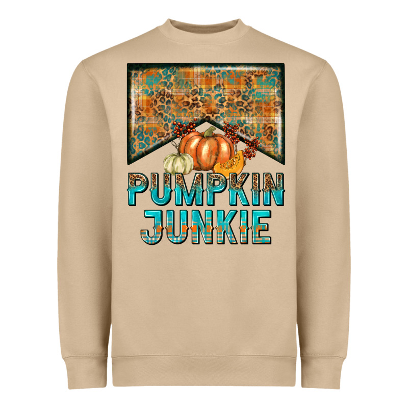 Pumpkin Junkie Heavyweight Sweatshirt by NancyCooperArtShop | Teevron