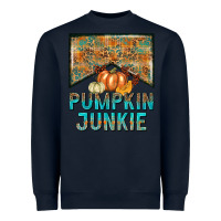 Navy Pumpkin junkie Heavyweight Sweatshirt - NancyCooperArtShop