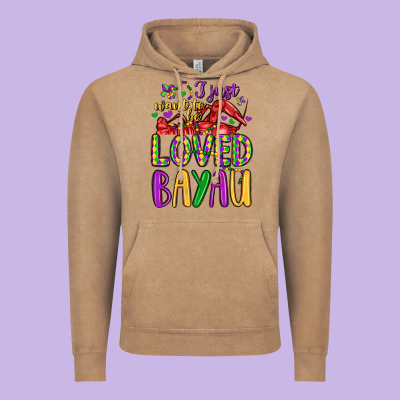 I Just Want To Be Loved Bayau Vintage Hoodie Designed By Lillyallendesigns