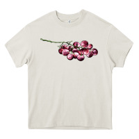 Cream red grape Heavy Core Tee - AdoDesignShop