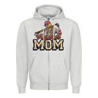 Baseball Mom Zipper Hoodie | Teevron