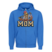 True Royal Baseball mom Zipper Hoodie - HowdyJamesFarm