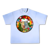 Grape Ice Saanen Goat Christmas Urban Heavy Tee - LillyAllenDesigns