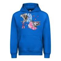Cobalt Koalas With Tutu Urban Hoodie - LillyAllenDesigns