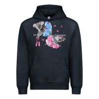 Navy Koalas With Tutu Urban Hoodie - LillyAllenDesigns