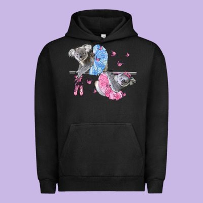 Koalas With Tutu Urban Hoodie Designed By Lillyallendesigns