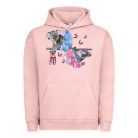 Pigment Salmon Koalas With Tutu Urban Hoodie - LillyAllenDesigns