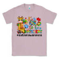 Lilac it s ok to be different giraffe Classic Tee - LillyAllenDesigns