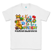 White it s ok to be different giraffe Classic Tee - LillyAllenDesigns