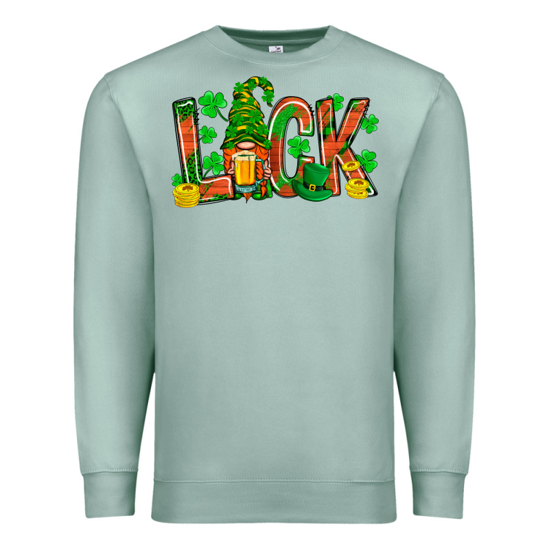Western Luck With Gnome And Beer Premium Sweatshirt by BundleAndBundleShop | Teevron