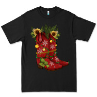 Black Christmas boots Premium Tee - JahusDesignShop