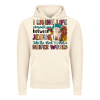 Vintage Artic i living life somewhere between jesus take the whe Vintage Hoodie - LillyAllenDesigns